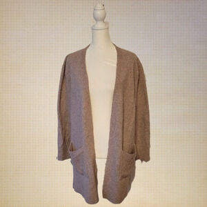 Madewell, M | Wool Alpaca Blend Purple Lightweight Cardigan